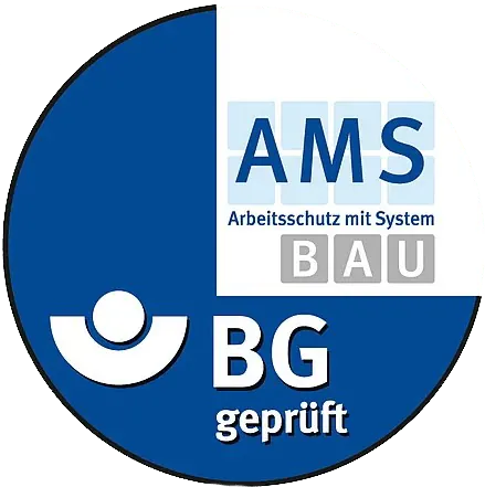 AMS BAU – Arbeitsschutz mit System, BG geprüft